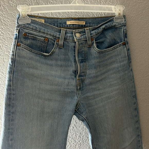 Levi’s Wedgie Straight Tango Blue Jeans - Picture 8 of 16